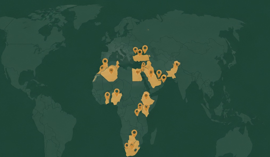 H2 Breath global partner markets — UAE, KSA, Egypt, Qatar, Morocco, Tunisia, Ethiopia, Kenya, Ghana, Uganda, Nigeria, South Africa, Pakistan, Jordan, Lebanon, Turkey and Algeria